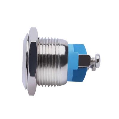 2 way 16mm electric push button switch with light