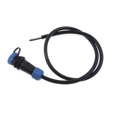 Custom wire harness SP series waterproof circular connector with extension cable