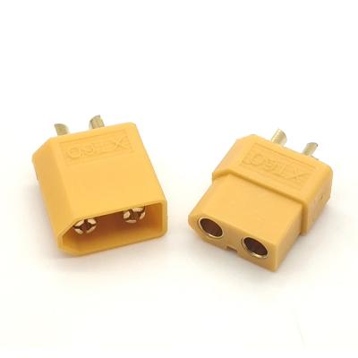 Molex to XT60 Plug Adapter Connector 2P Gold-Plated Brass for Power DC Current Application