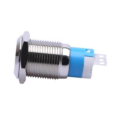 Reset button 16mm momentary 12v button switch