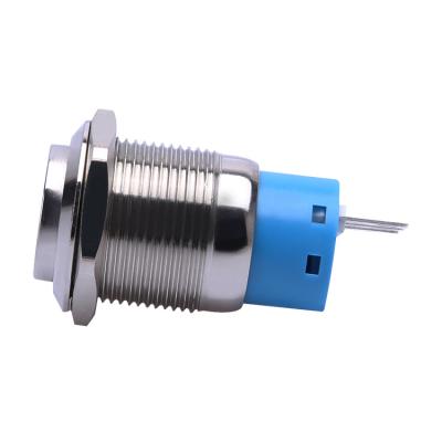 Anti-Vandal Stainless Steel Momentary Illuminated Metal Push Button Switches