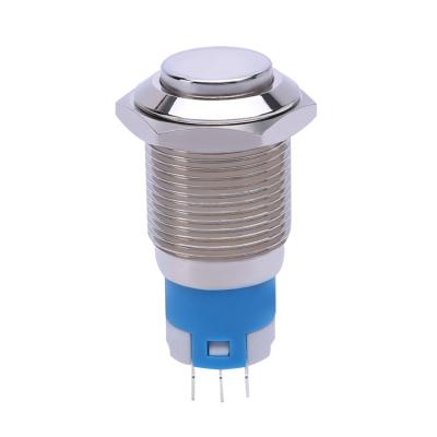 IP67 Flashlight 12 Volt 6 Pin Momentary Push Button Switch