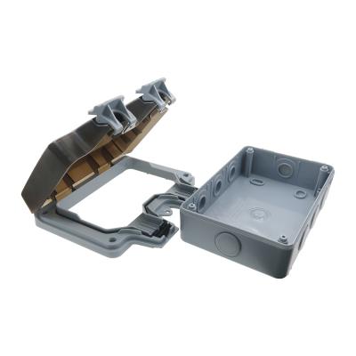 Weatherproof Double Pole Switched Socket Box for Industrial Use and Electrical Needs