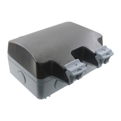 Universal Dual Wall Socket Outlet IP66 Waterproof Box for Outdoor Installations