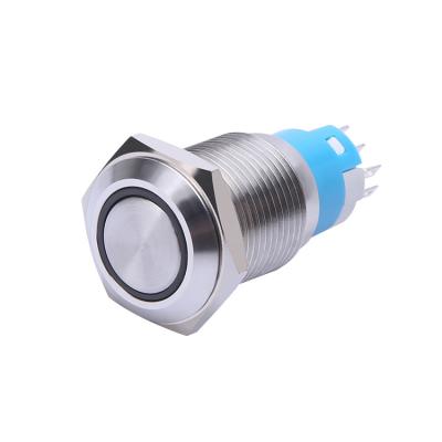 IP67 Waterproof 16mm Metal Push Button Switch